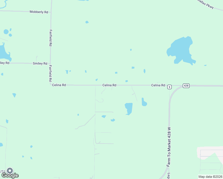 map of restaurants, bars, coffee shops, grocery stores, and more near 16501-16693 Celina Road in Celina