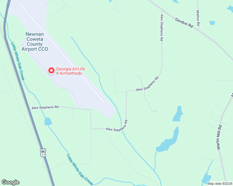 map of restaurants, bars, coffee shops, grocery stores, and more near 416 Alex Stephens Road in Moreland