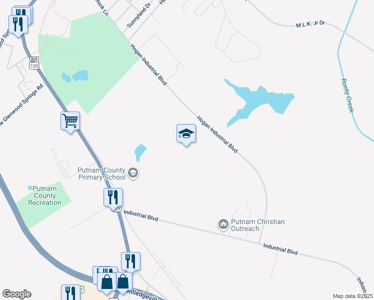map of restaurants, bars, coffee shops, grocery stores, and more near in Eatonton