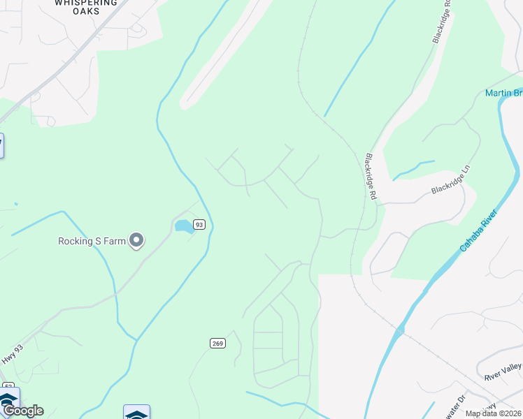 map of restaurants, bars, coffee shops, grocery stores, and more near County Road 93 in Helena