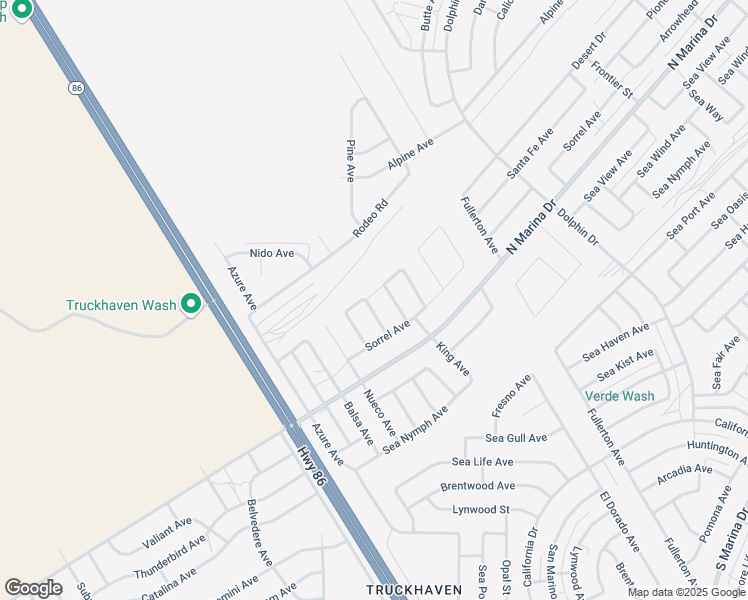 map of restaurants, bars, coffee shops, grocery stores, and more near 2468 Cedar Avenue in Thermal