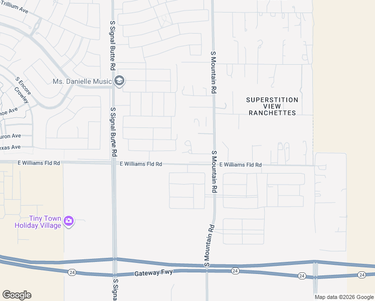 map of restaurants, bars, coffee shops, grocery stores, and more near 15512 South Mountain Road in Mesa