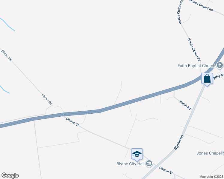 map of restaurants, bars, coffee shops, grocery stores, and more near 5103 Deans Bridge Road in Blythe