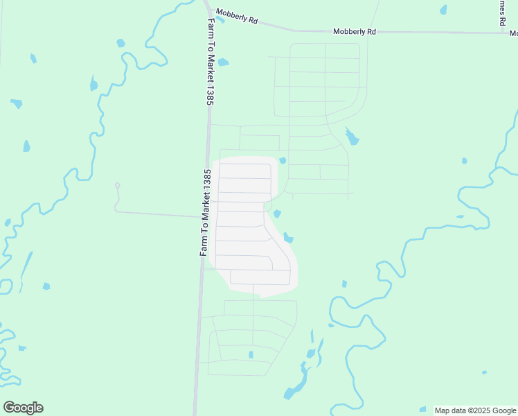 map of restaurants, bars, coffee shops, grocery stores, and more near 401 Farm to Market Road 1385 in Pilot Point