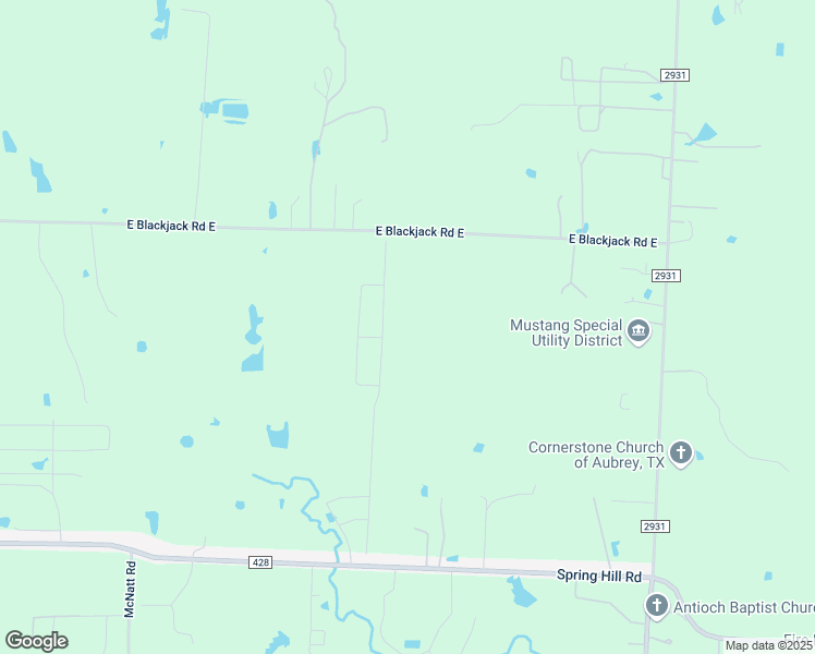 map of restaurants, bars, coffee shops, grocery stores, and more near 1964 East Blackjack Road East in Pilot Point