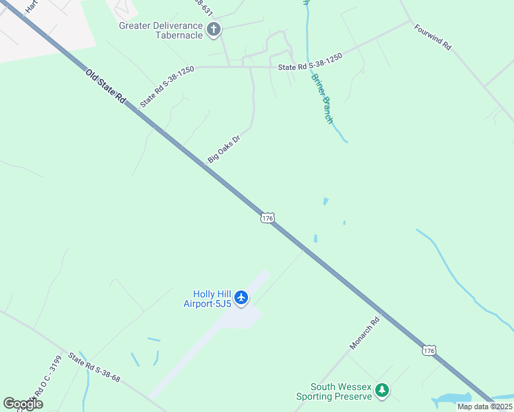 map of restaurants, bars, coffee shops, grocery stores, and more near 9143 Old State Road in Holly Hill