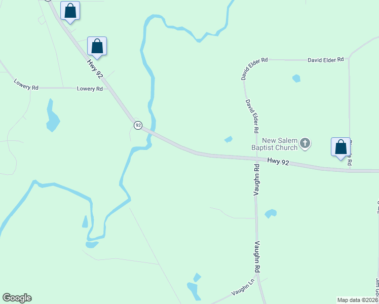 map of restaurants, bars, coffee shops, grocery stores, and more near 4936 Fayetteville Road in Griffin