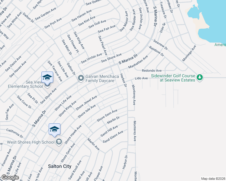 map of restaurants, bars, coffee shops, grocery stores, and more near 2494 Shore Jewel Avenue in Thermal