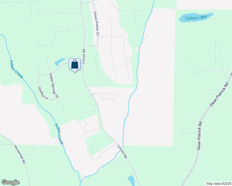 map of restaurants, bars, coffee shops, grocery stores, and more near 411 Bell Flower Trail in Locust Grove