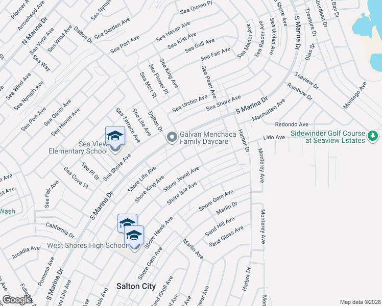 map of restaurants, bars, coffee shops, grocery stores, and more near 2476 Shore Gem Avenue in Thermal