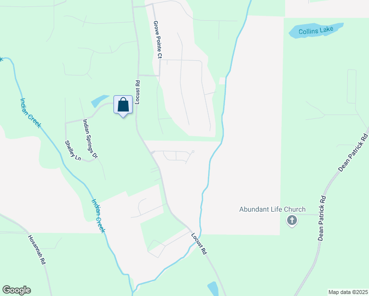 map of restaurants, bars, coffee shops, grocery stores, and more near 156 Astilbe Meadow Drive in Locust Grove