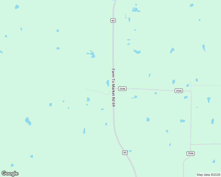 map of restaurants, bars, coffee shops, grocery stores, and more near Farm to Market 69 in Sulphur Bluff