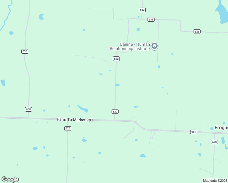 map of restaurants, bars, coffee shops, grocery stores, and more near 10414 County Road 632 in Blue Ridge