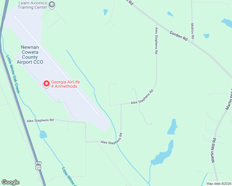 map of restaurants, bars, coffee shops, grocery stores, and more near 400 Alex Stephens Road in Moreland