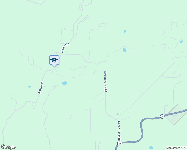 map of restaurants, bars, coffee shops, grocery stores, and more near 32672 Rincon Ranch Road in Pauma Valley