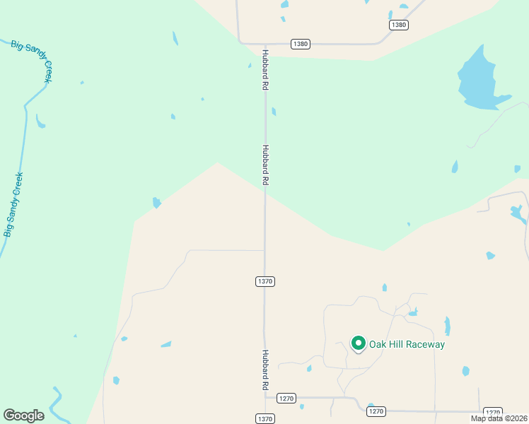 map of restaurants, bars, coffee shops, grocery stores, and more near 2955 County Road 1370 in Alvord