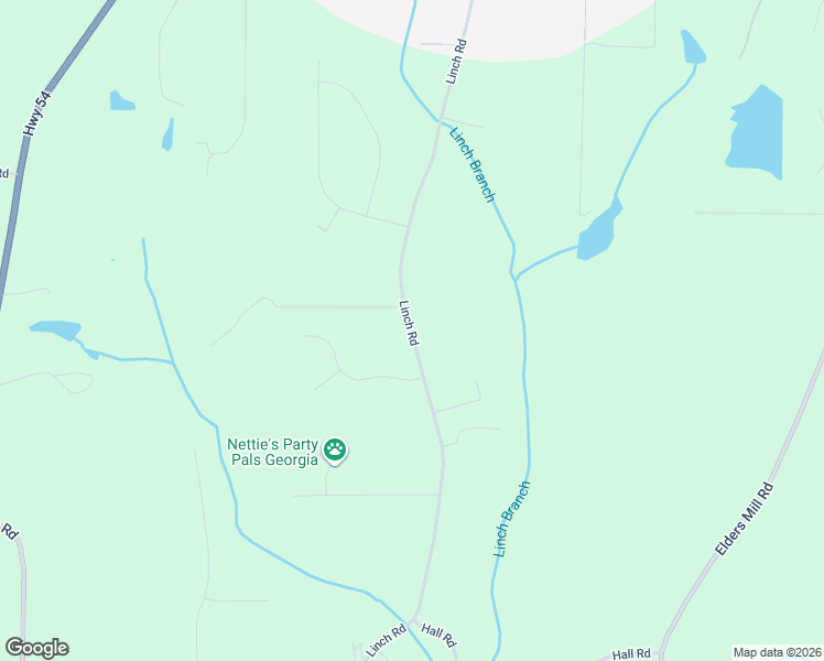 map of restaurants, bars, coffee shops, grocery stores, and more near 696 Linch Road in Senoia