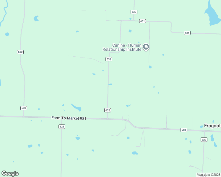 map of restaurants, bars, coffee shops, grocery stores, and more near 10414 County Road 632 in Blue Ridge
