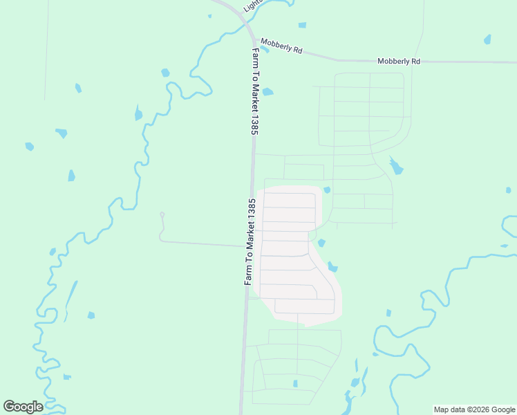 map of restaurants, bars, coffee shops, grocery stores, and more near 409 Farm to Market Road 1385 in Pilot Point