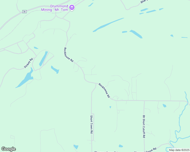 map of restaurants, bars, coffee shops, grocery stores, and more near 14131 Rockhouse Road in Brookwood