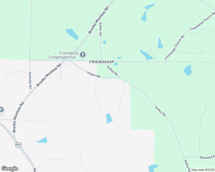 map of restaurants, bars, coffee shops, grocery stores, and more near 179 Hogan Road in Brooks