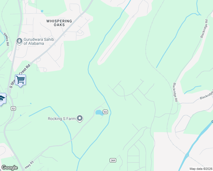 map of restaurants, bars, coffee shops, grocery stores, and more near County Road 93 in Helena