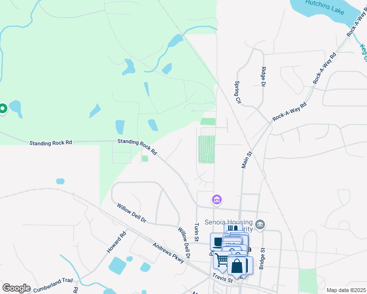 map of restaurants, bars, coffee shops, grocery stores, and more near 115 Miller Ct in Senoia