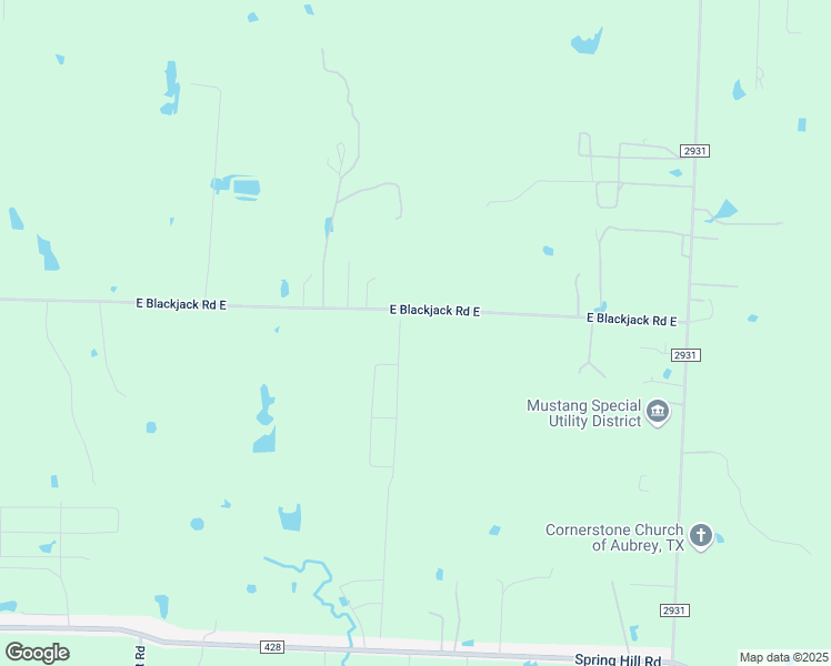 map of restaurants, bars, coffee shops, grocery stores, and more near 1964 East Blackjack Road East in Pilot Point