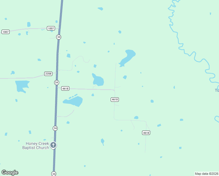 map of restaurants, bars, coffee shops, grocery stores, and more near 519 County Road 4618 in Wolfe City