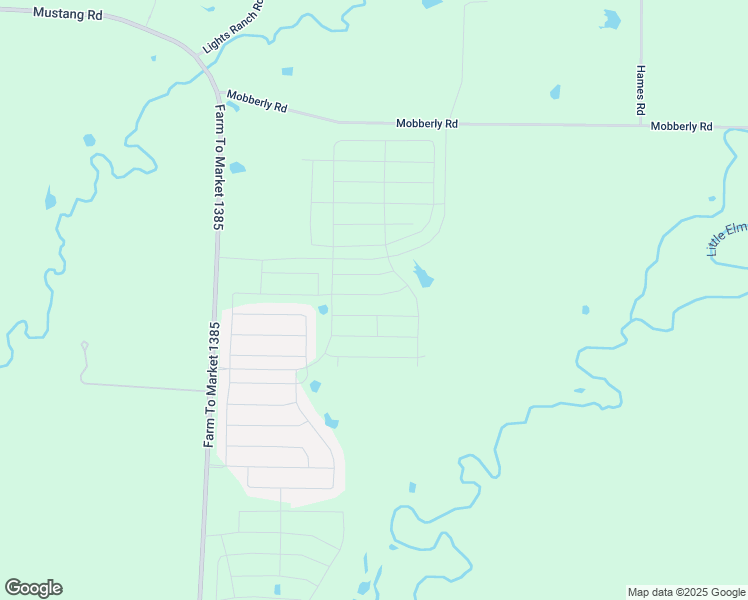 map of restaurants, bars, coffee shops, grocery stores, and more near 10690 Mobberly Road in Pilot Point