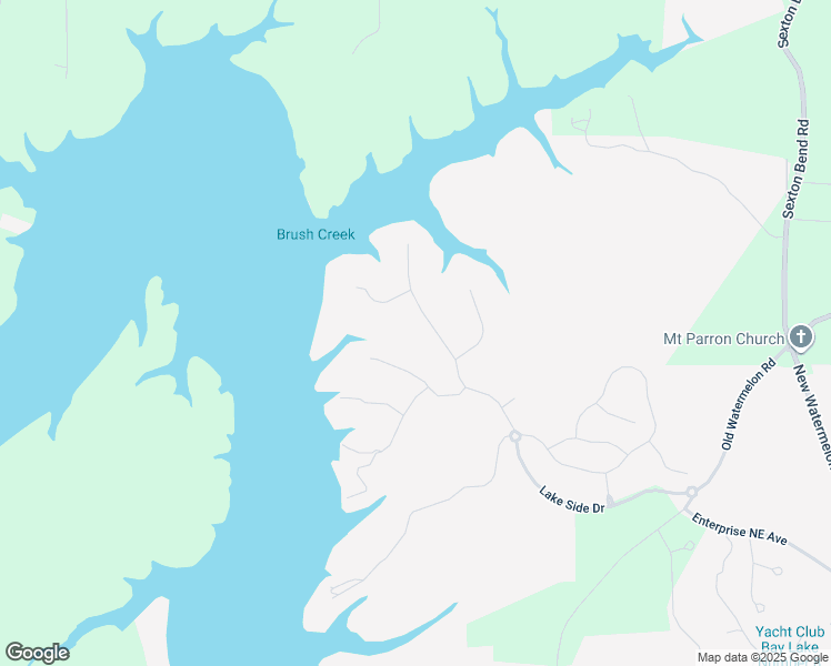 map of restaurants, bars, coffee shops, grocery stores, and more near 9940 Lake Side Drive in Tuscaloosa