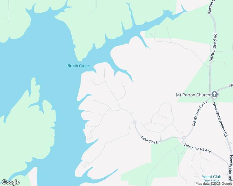 map of restaurants, bars, coffee shops, grocery stores, and more near 9901 Lake Side Drive in Tuscaloosa