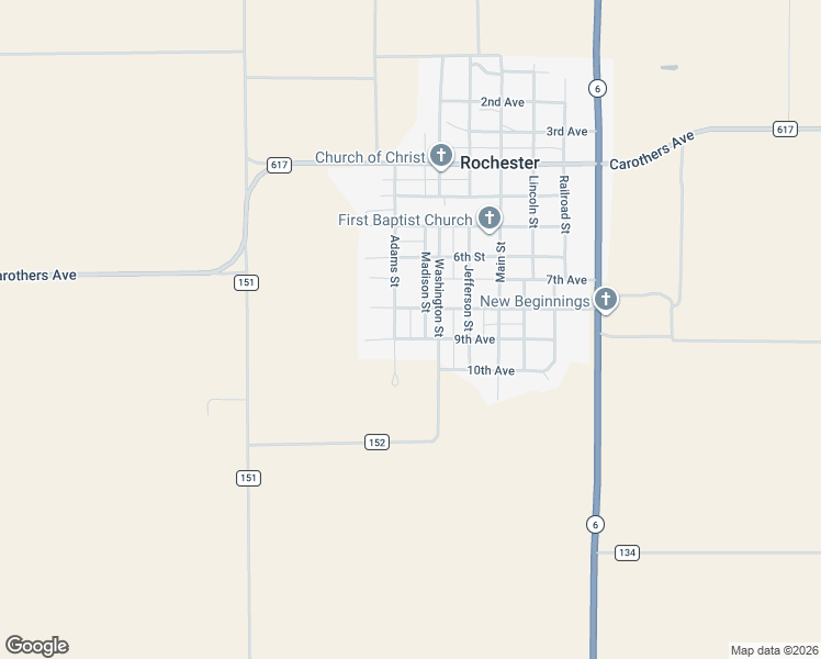 map of restaurants, bars, coffee shops, grocery stores, and more near in Rochester