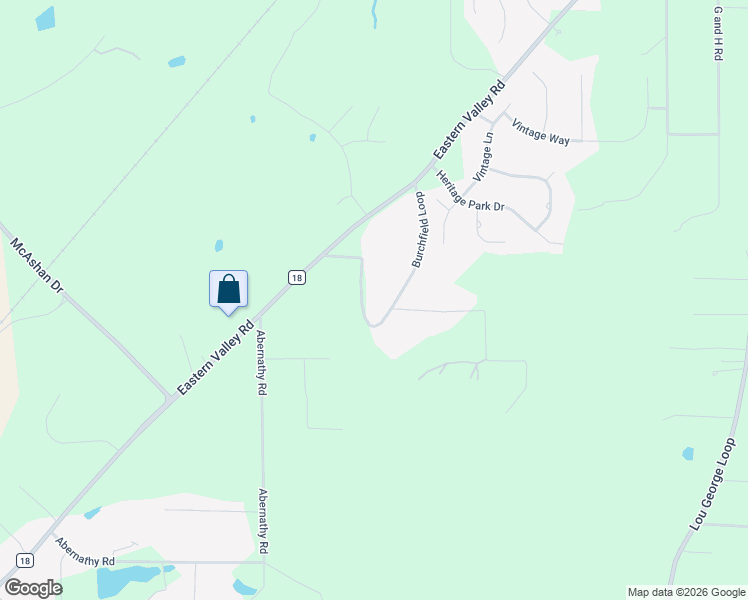 map of restaurants, bars, coffee shops, grocery stores, and more near 6817 Burchfield Loop in McCalla