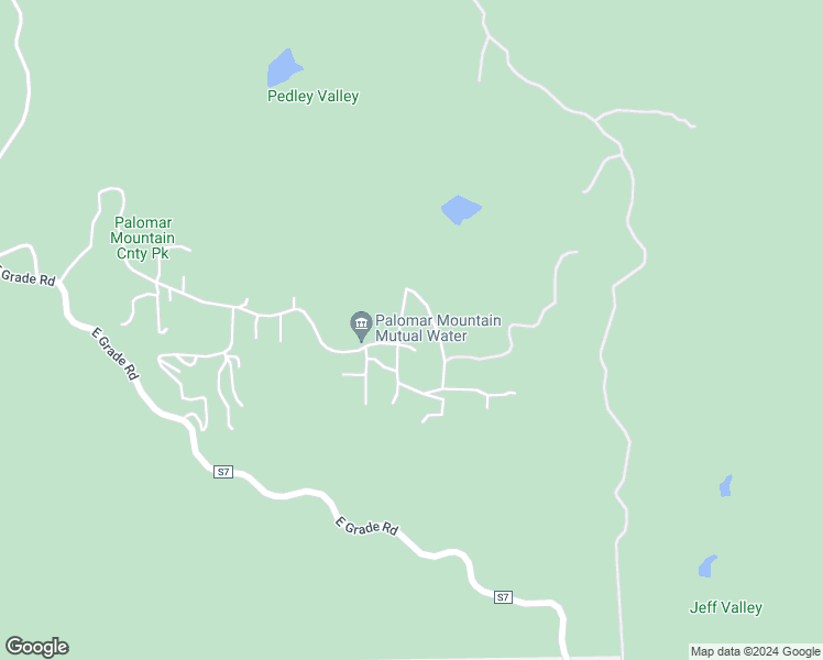 map of restaurants, bars, coffee shops, grocery stores, and more near 22248 Crestline Road in Palomar Mountain