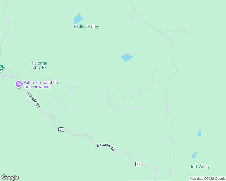 map of restaurants, bars, coffee shops, grocery stores, and more near 22248 Crestline Road in Palomar Mountain