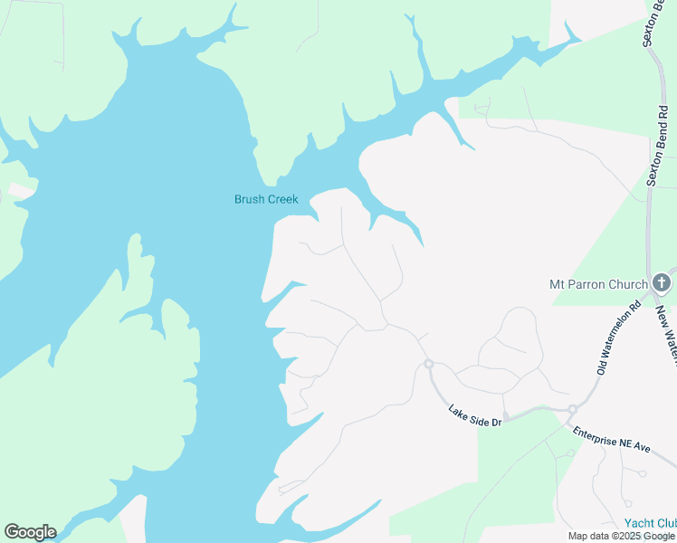 map of restaurants, bars, coffee shops, grocery stores, and more near 9940 Lake Side Drive in Tuscaloosa