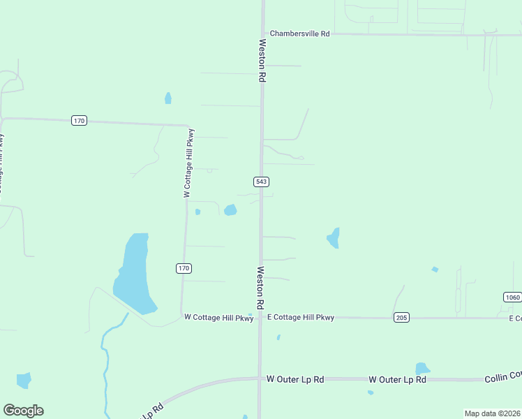 map of restaurants, bars, coffee shops, grocery stores, and more near Farm to Market Road 543 in Celina