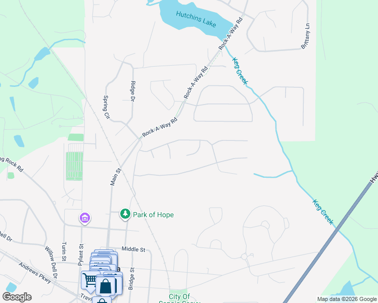 map of restaurants, bars, coffee shops, grocery stores, and more near 373 Asbury Court in Senoia