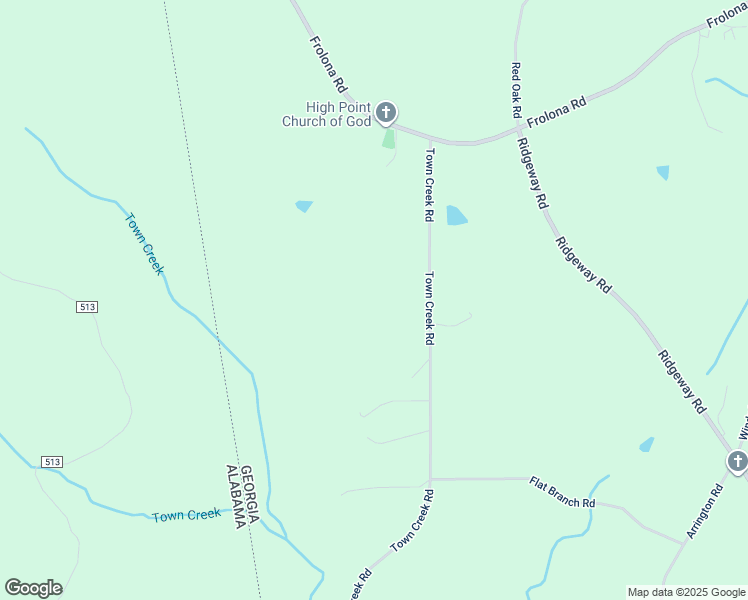 map of restaurants, bars, coffee shops, grocery stores, and more near 340 Town Creek Road in Franklin