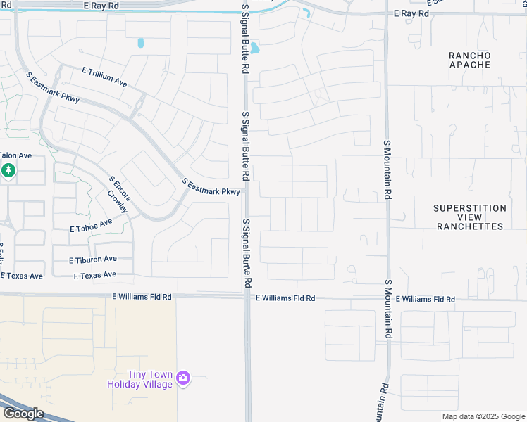map of restaurants, bars, coffee shops, grocery stores, and more near 5747 South Del Rancho in Mesa