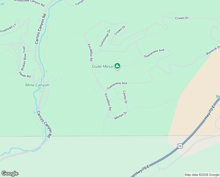 map of restaurants, bars, coffee shops, grocery stores, and more near 248-262 Excalibur Rd in Ruidoso