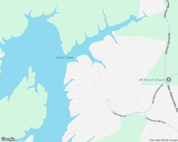 map of restaurants, bars, coffee shops, grocery stores, and more near 10101 Lake Side Drive in Tuscaloosa