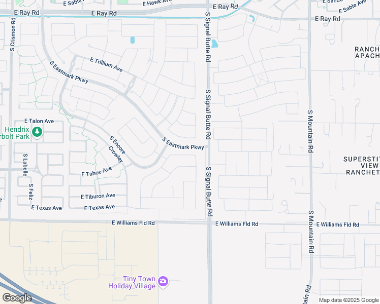 map of restaurants, bars, coffee shops, grocery stores, and more near 10731 East Tesla Avenue in Mesa