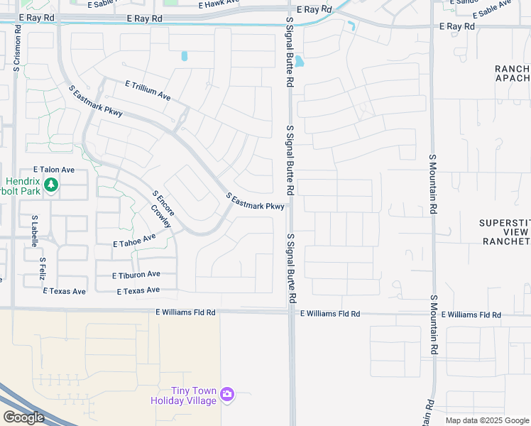 map of restaurants, bars, coffee shops, grocery stores, and more near 10731 East Tesla Avenue in Mesa
