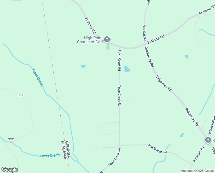 map of restaurants, bars, coffee shops, grocery stores, and more near 340 Town Creek Road in Franklin