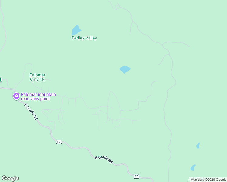 map of restaurants, bars, coffee shops, grocery stores, and more near 22200 Crestline Road in Palomar Mountain