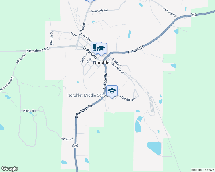 map of restaurants, bars, coffee shops, grocery stores, and more near 508 East Padgett Road in El Dorado