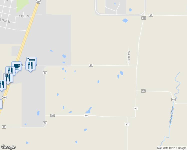 map of restaurants, bars, coffee shops, grocery stores, and more near 1295 Sunset Boulevard in Celina