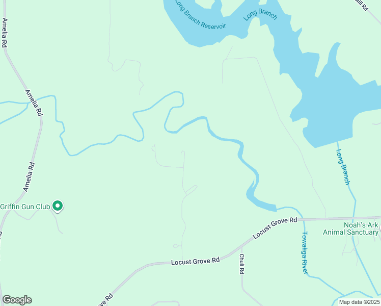map of restaurants, bars, coffee shops, grocery stores, and more near 2032 River View Trail in Griffin
